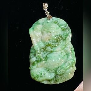 Burmese Zhong Kui Jade pendant